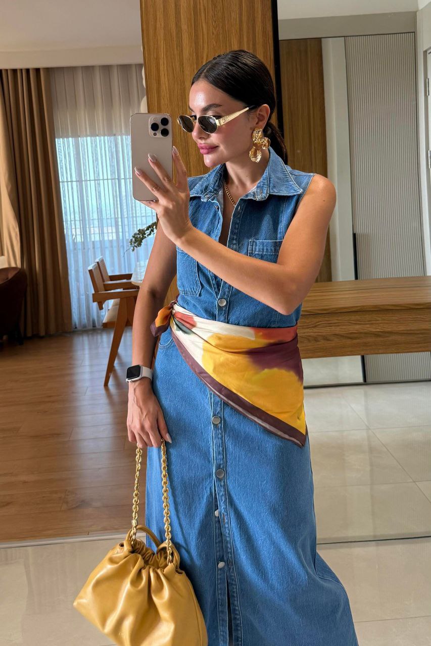 Aurora Denim Dress