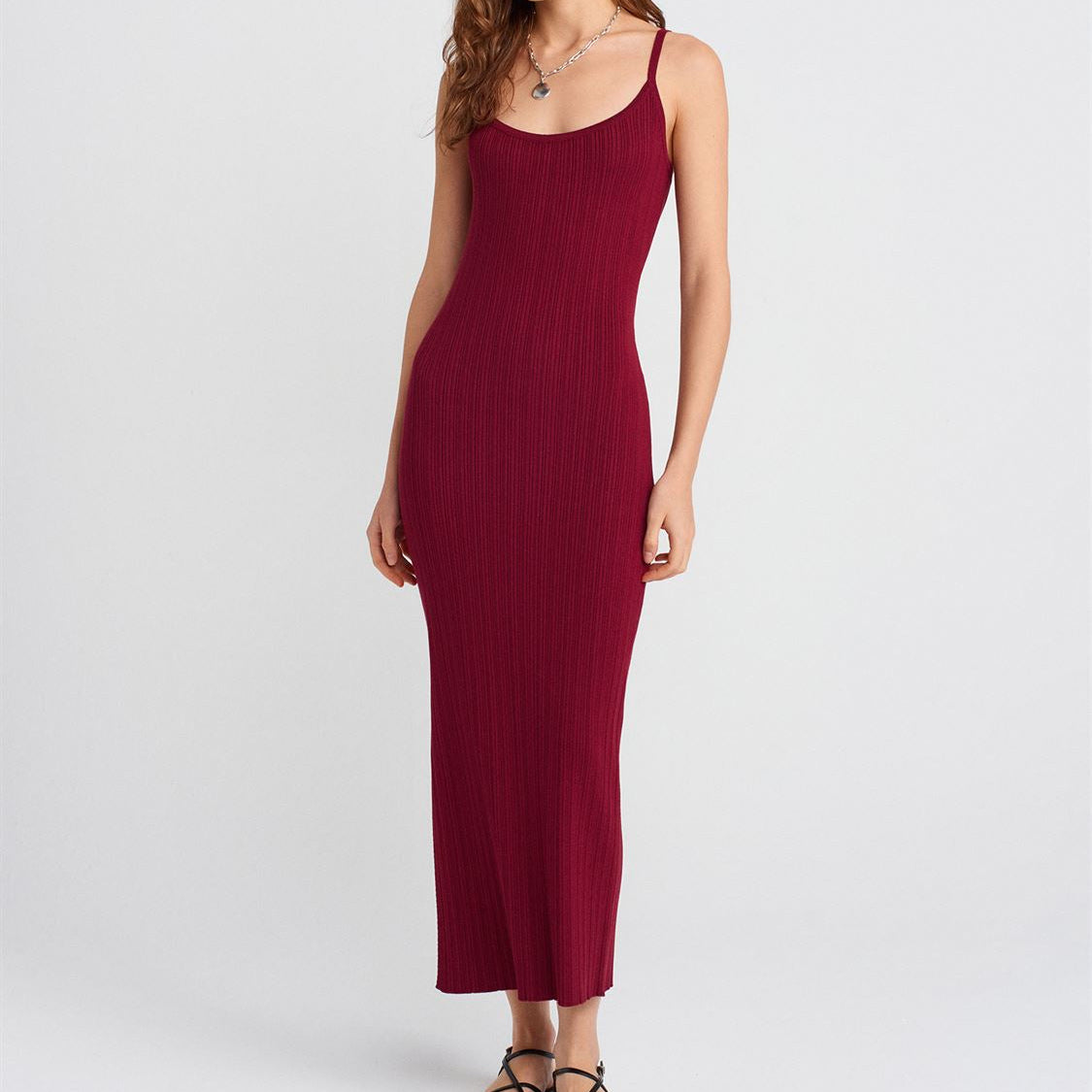 Strappy Knitwear Dress