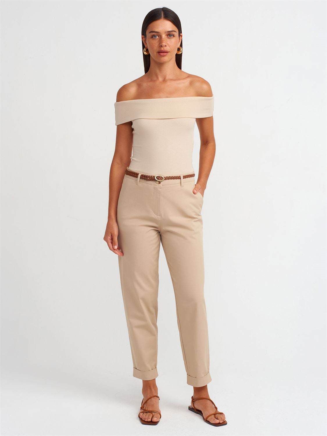 Chino Belted Trousers