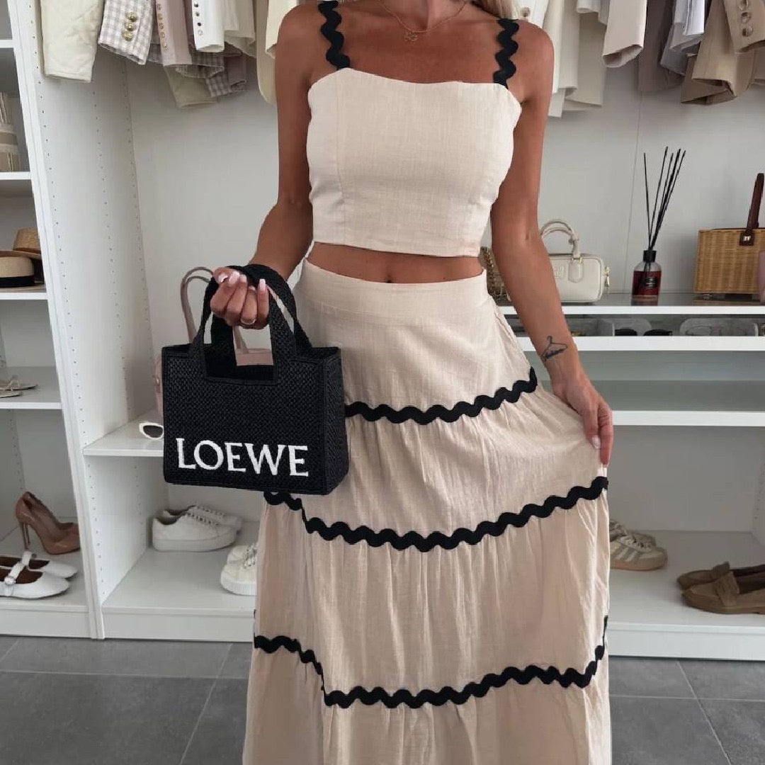 Elena Boho Skirt With Crop