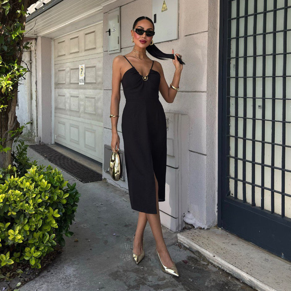 The perfect black Midi dress