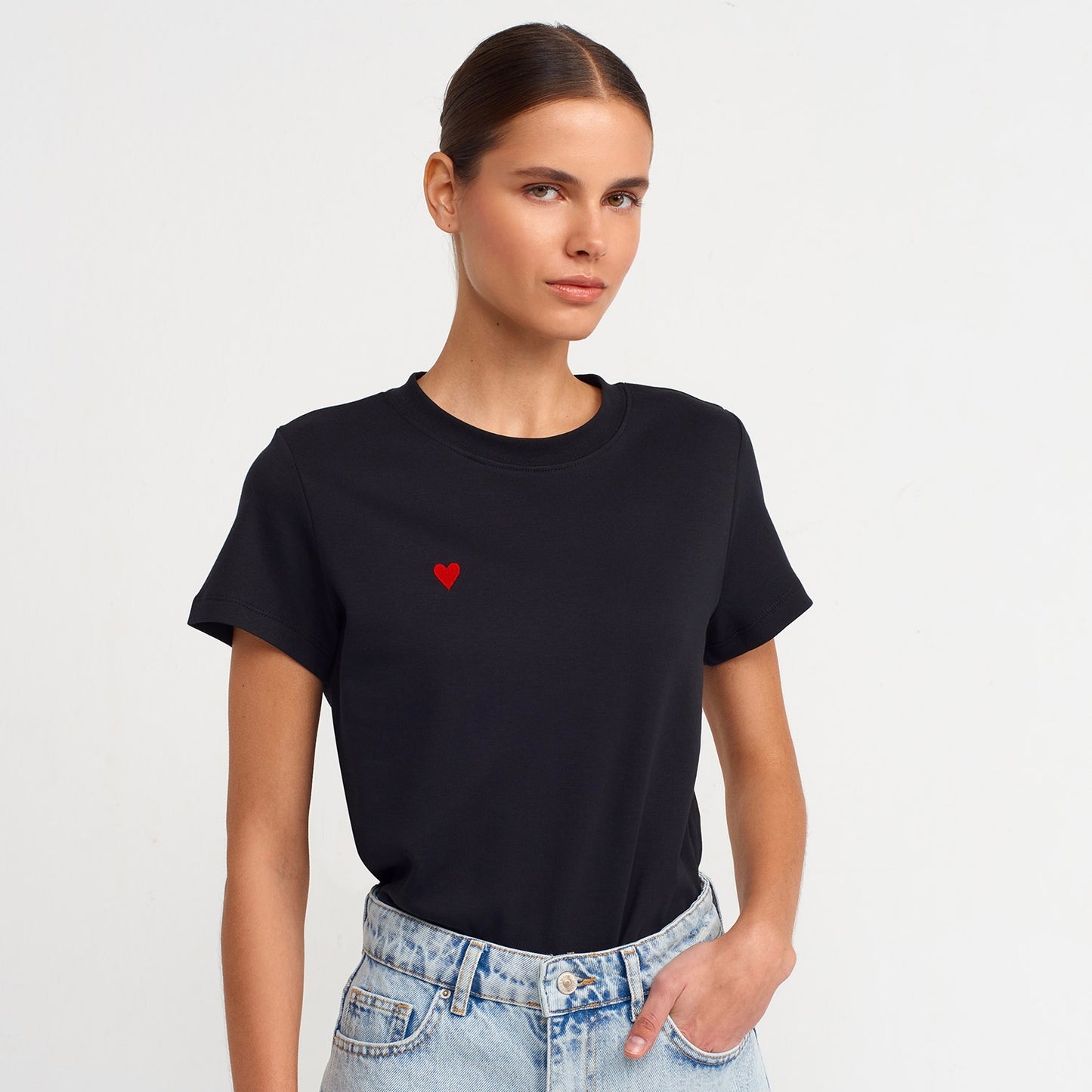 Cotton Round-Neck T-Shirt