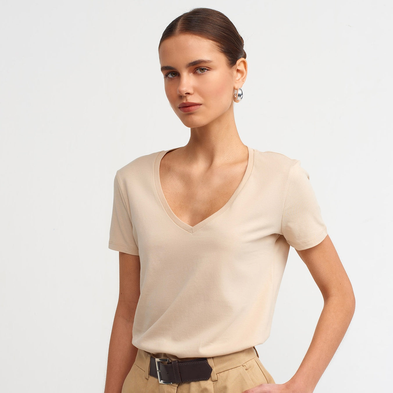 V-Neck Basic T-Shirt
