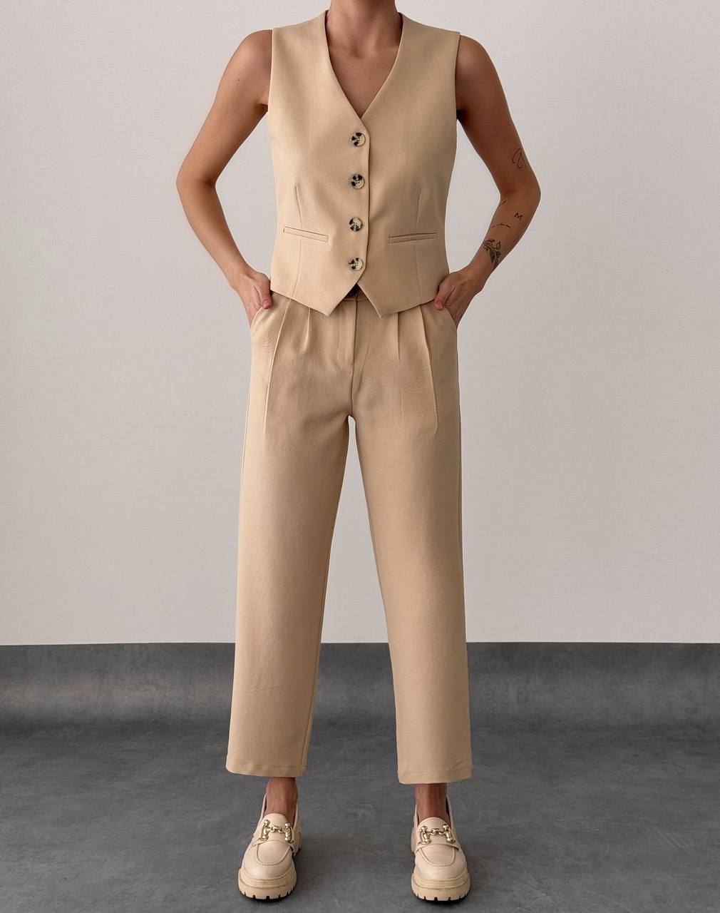 Classic Pantsuit with Vest