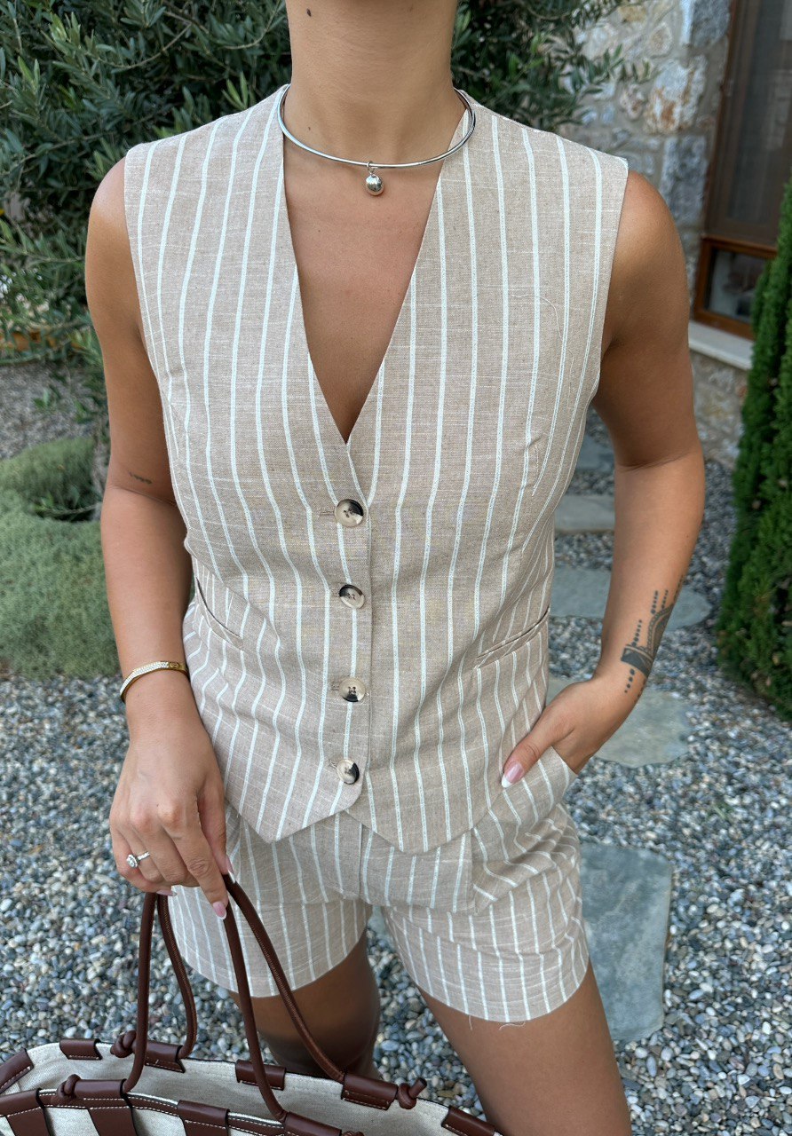 Vanilla Set Short with Vest