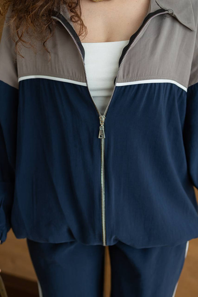 Premium Zipper Jacket with Pant Set