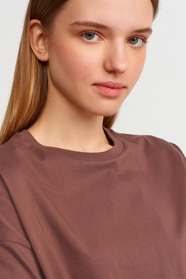 3683 Basic T-Shirt-K.Kahve