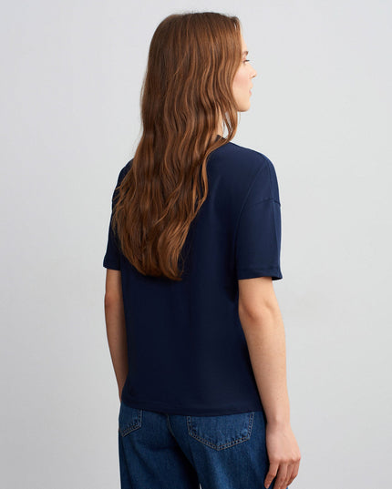 3683 Basic T-Shirt-K.Lacivert