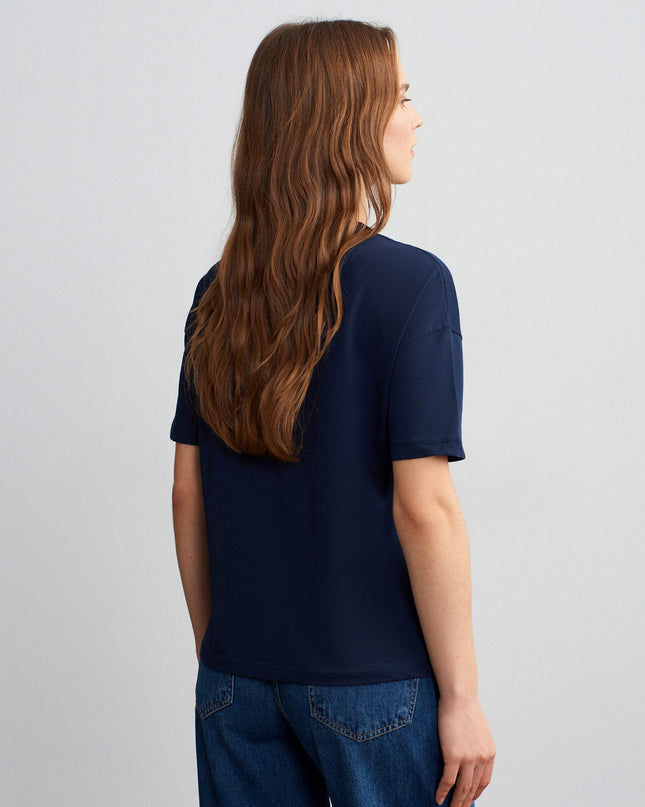 3683 Basic T-Shirt-K.Lacivert