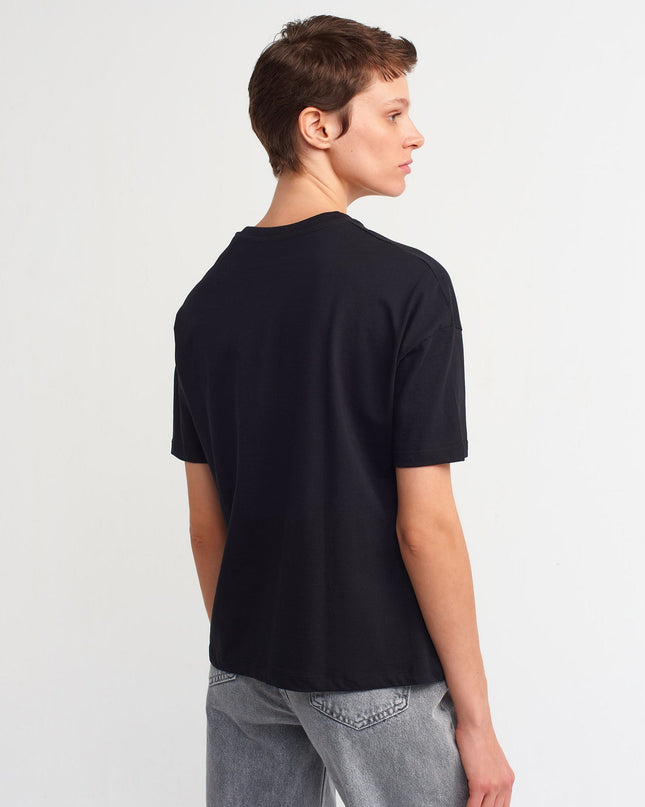 3683 Basic T-Shirt-Siyah