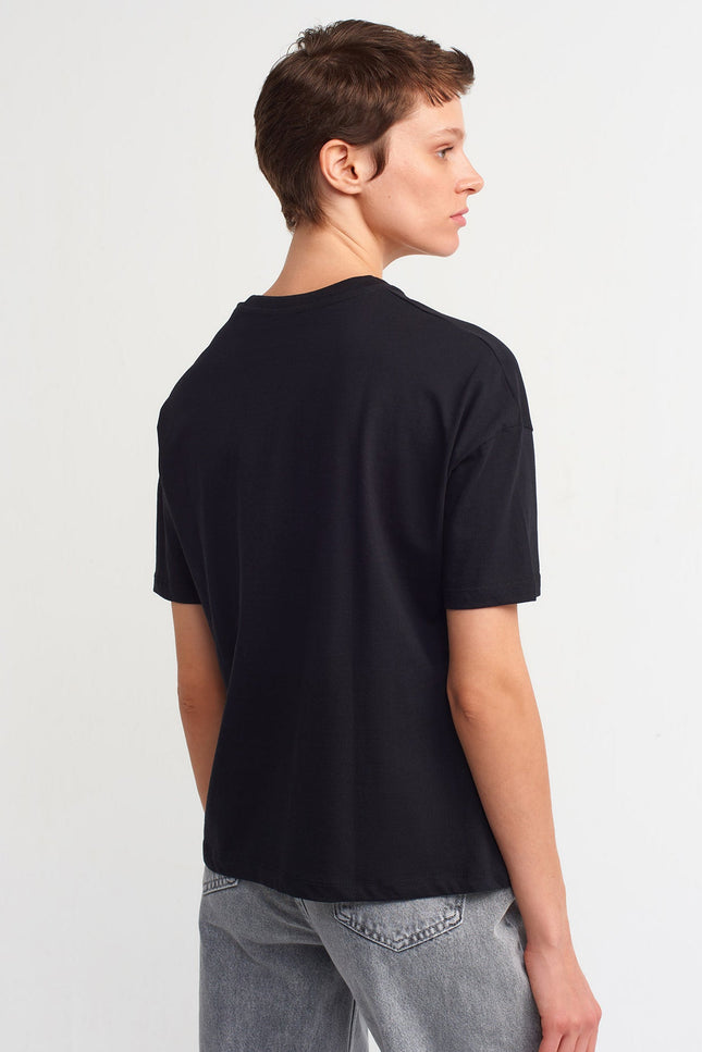 3683 Basic T-Shirt-Siyah