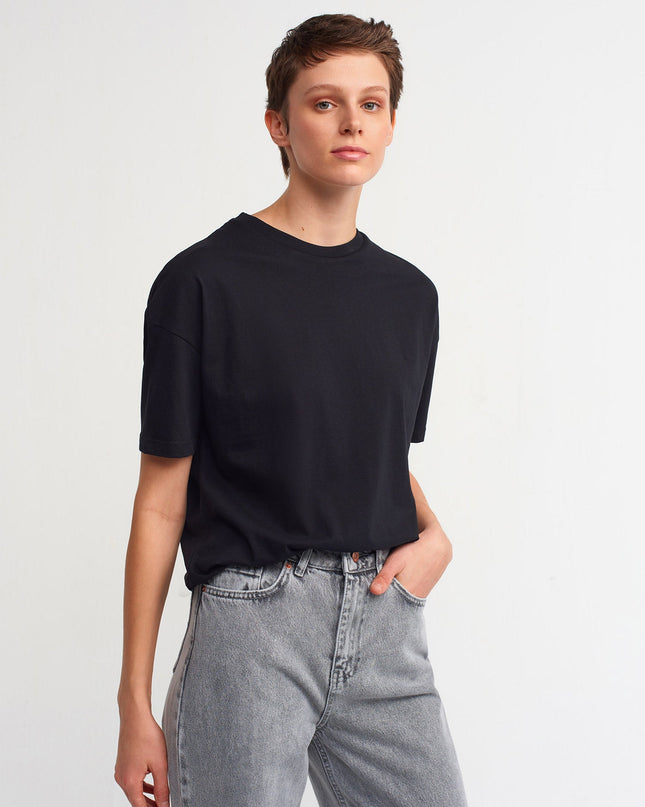 3683 Basic T-Shirt-Siyah