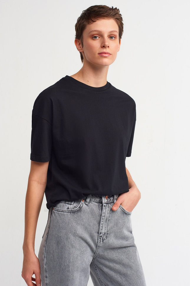 3683 Basic T-Shirt-Siyah