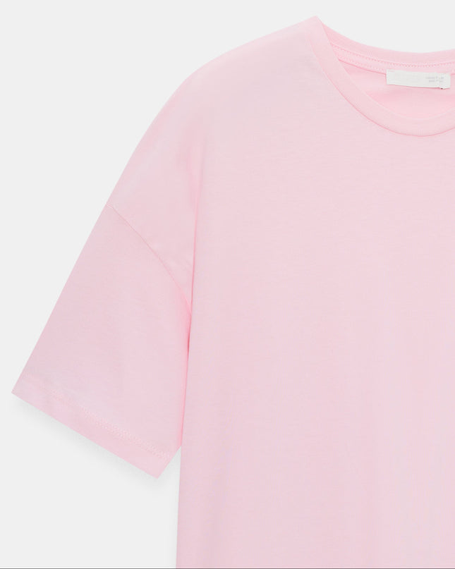 3683 Basic T-Shirt-Toz Pembe