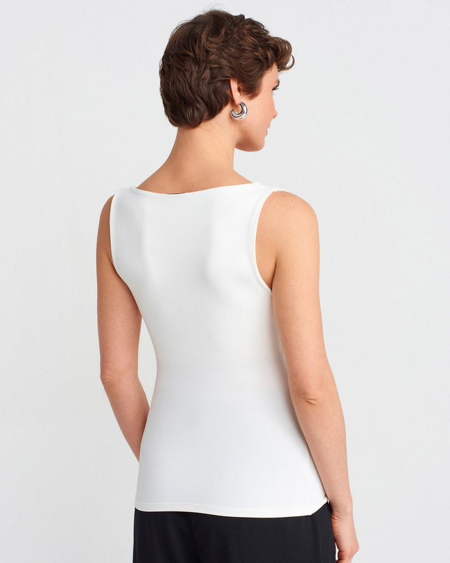 20977 Kalın Askılı Basic Atlet-Ekru