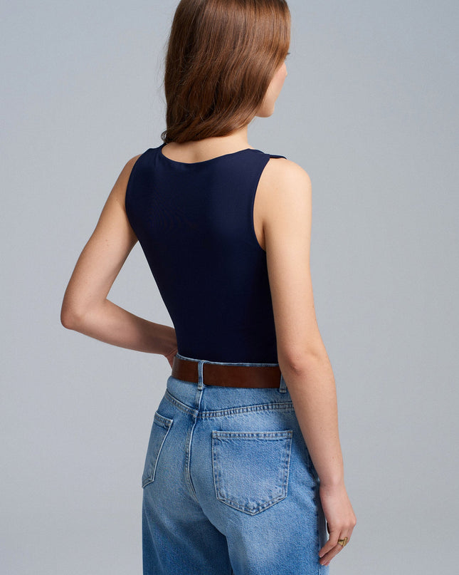 20977 Kalın Askılı Basic Atlet-K.Lacivert