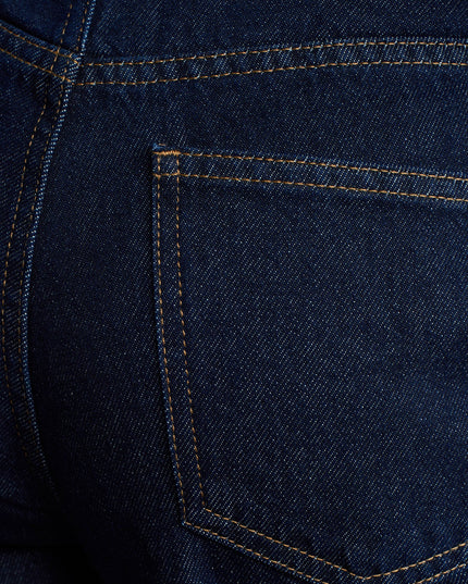 71706 %100 Pamuk Wide Leg Jean-Lacivert