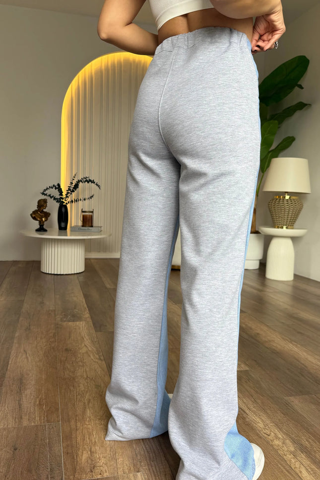Solena Denim Suit Detail at the Front