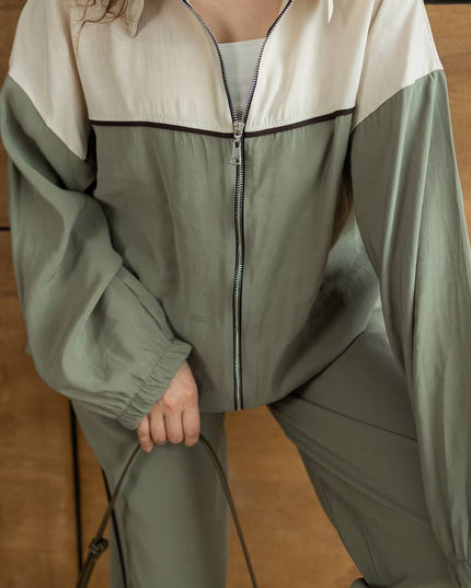 Premium Zipper Jacket with Pant Set