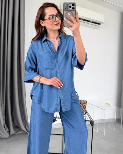 Pamela Shirt and Pants Set