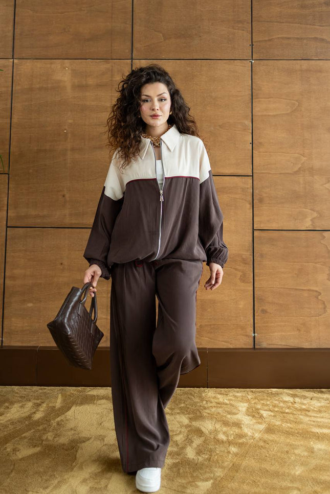 Premium Zipper Jacket with Pant Set