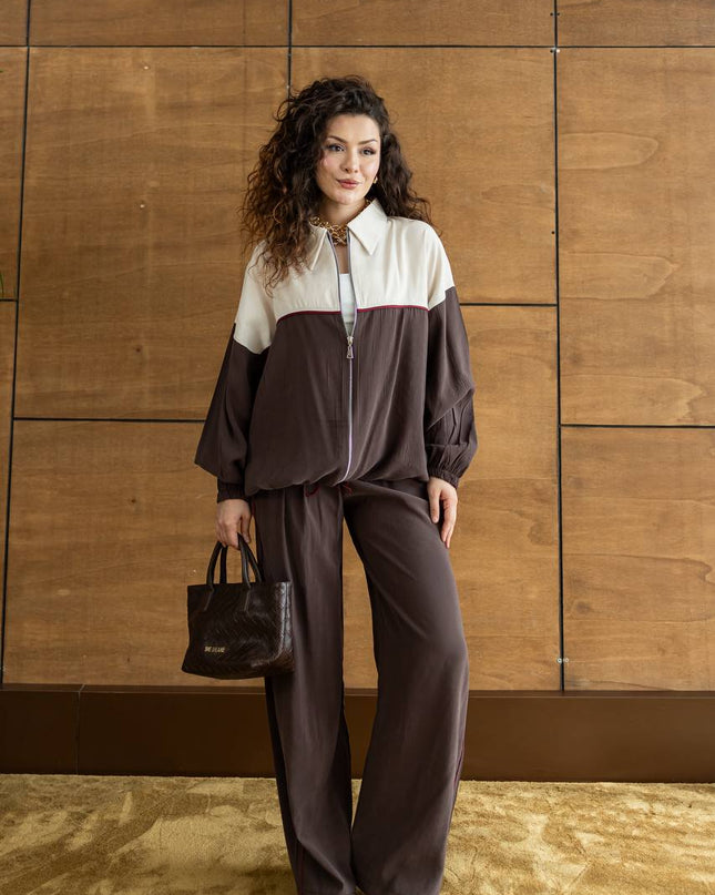 Premium Zipper Jacket with Pant Set