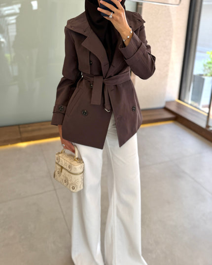 Kiara Belted Trench Coat
