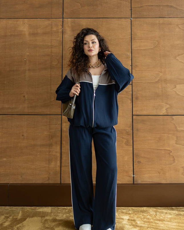 Premium Zipper Jacket with Pant Set