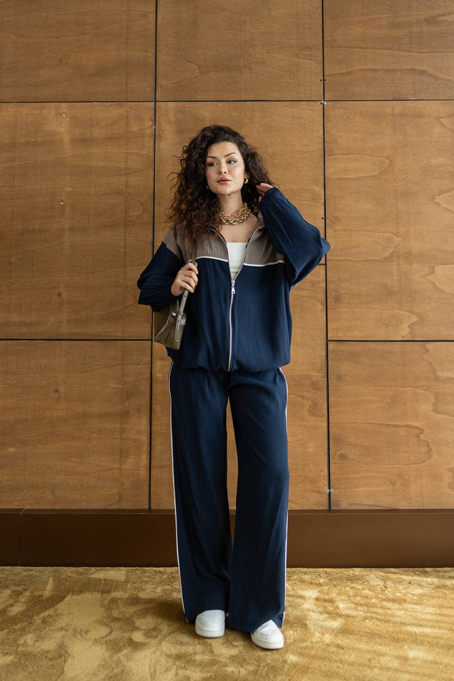 Premium Zipper Jacket with Pant Set