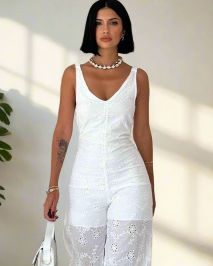 White Jumpsuit