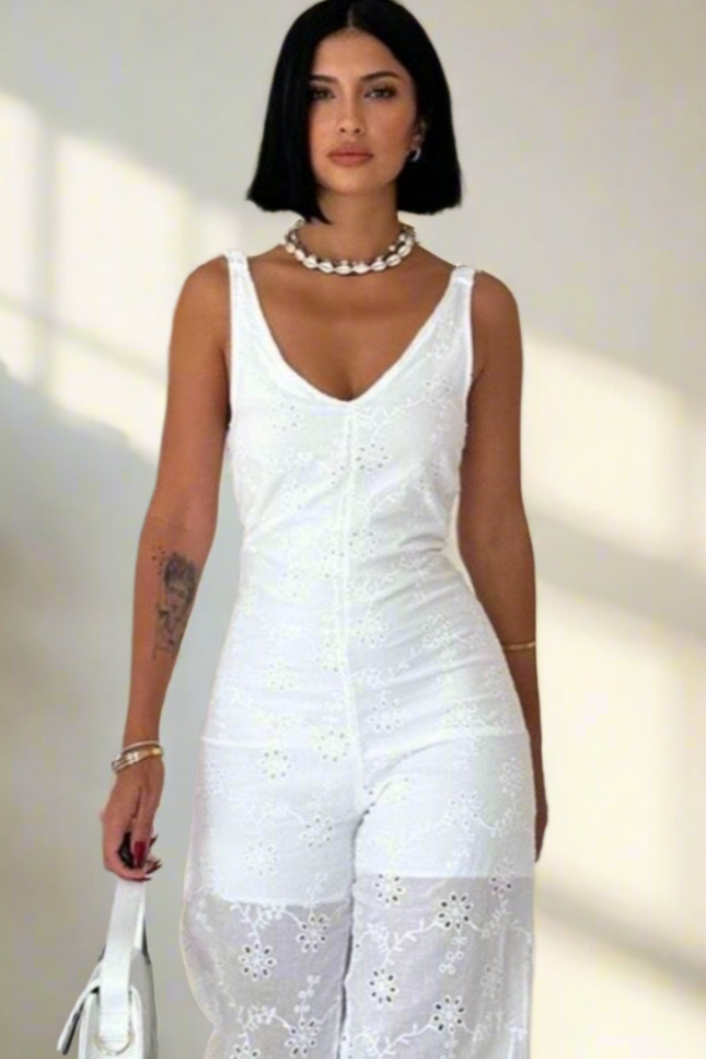 White Jumpsuit