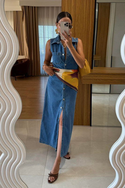 Aurora Denim Dress
