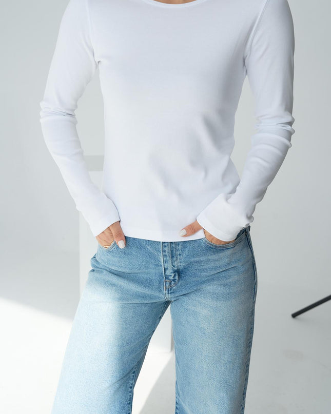 Long Sleeve Knitted Bodysuit