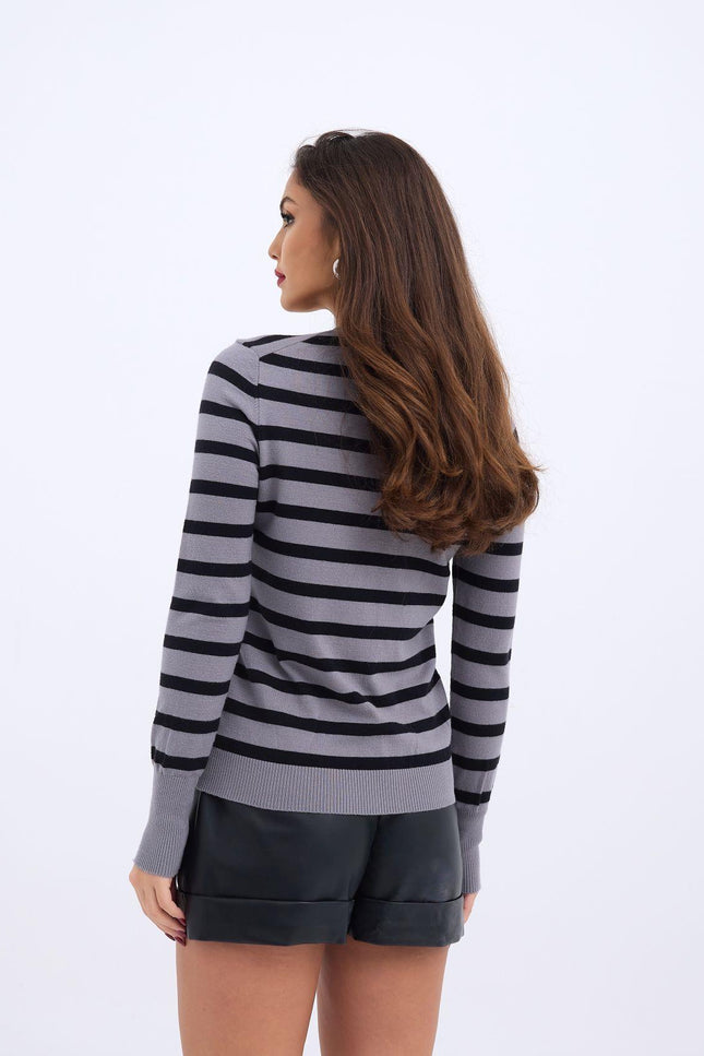Liza striped sweater
