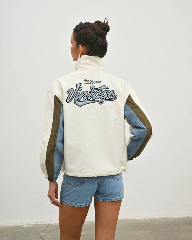 Stylish Jacket with Denim