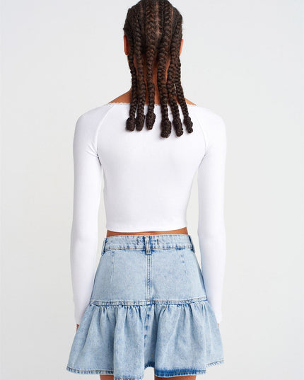 Cotton Long Sleeve Top