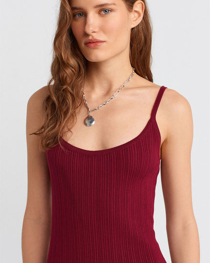 Strappy Knitwear Dress