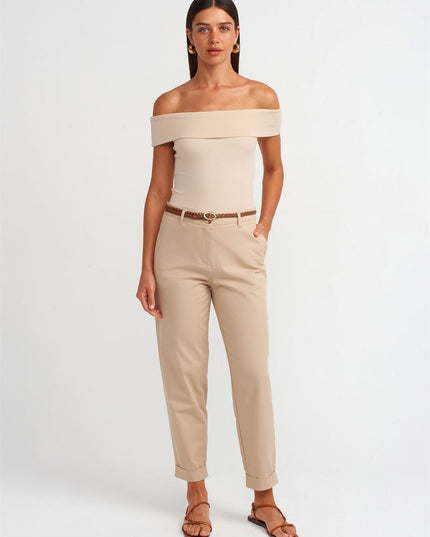 Chino Belted Trousers