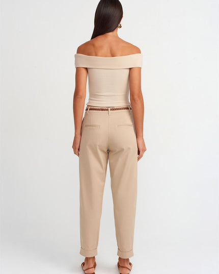 Chino Belted Trousers