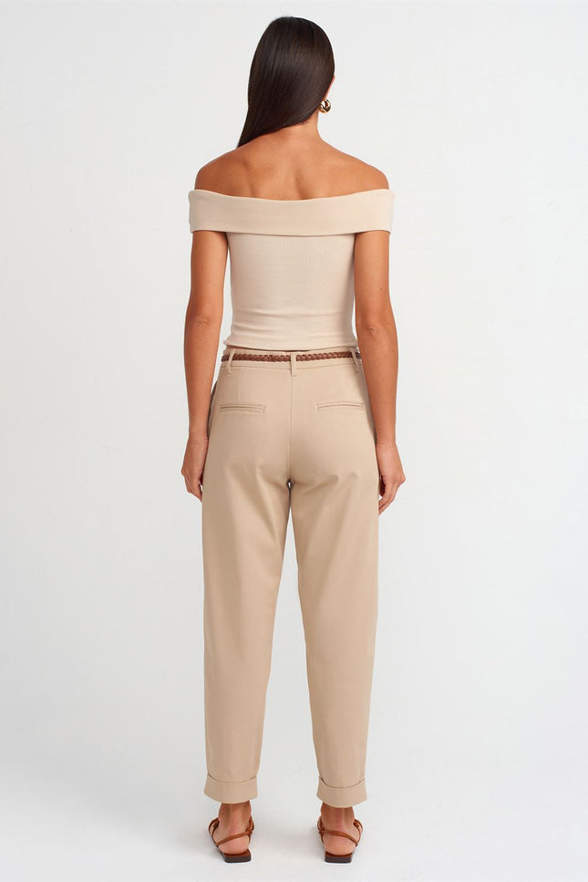 Chino Belted Trousers