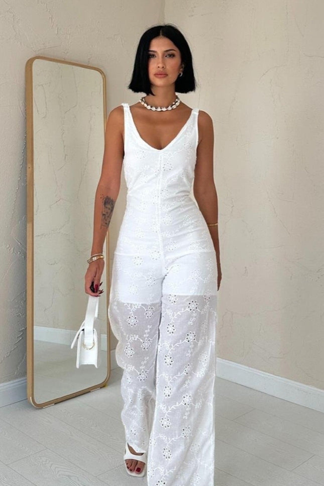White Jumpsuit