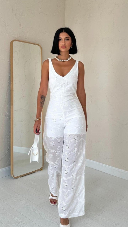 White Jumpsuit