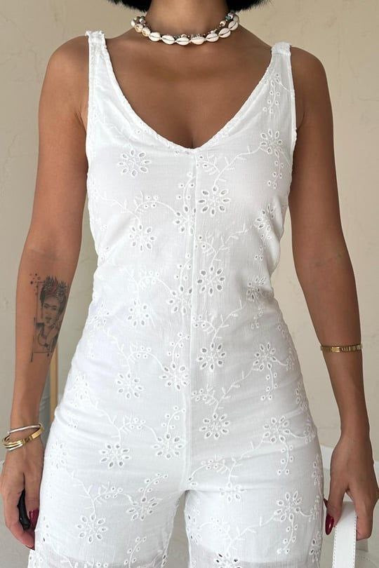 White Jumpsuit