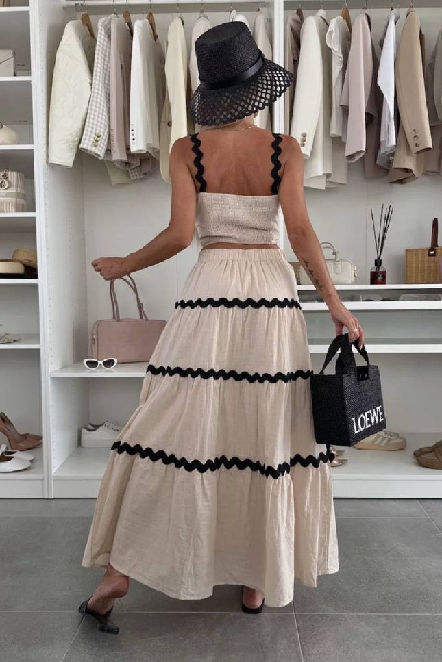 Elena Boho Skirt With Crop
