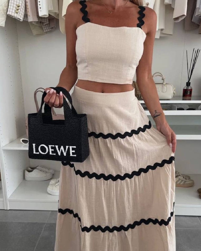 Elena Boho Skirt With Crop