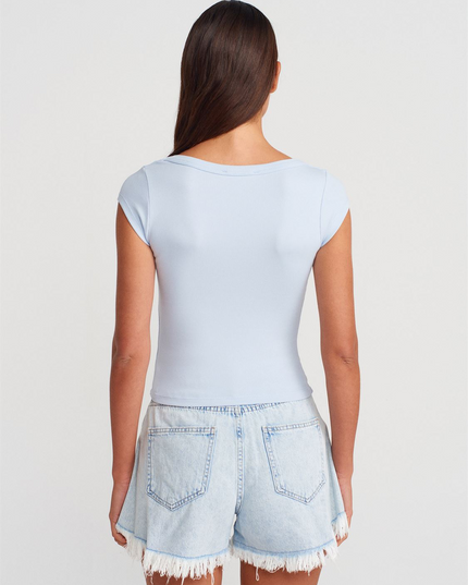 Round Collar Wicked T-shirt