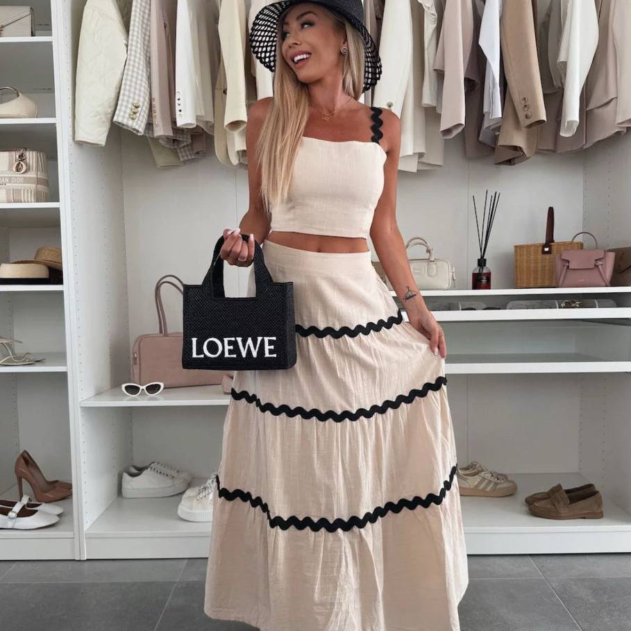 Elena Boho Skirt With Crop