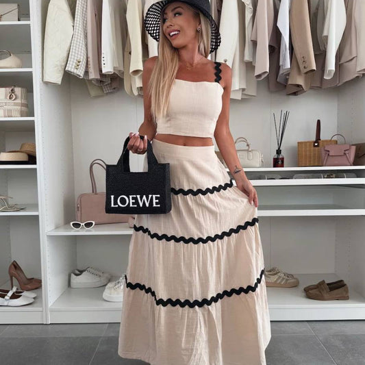 Elena Boho Skirt With Crop
