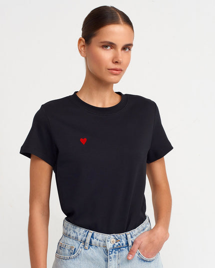 Cotton Round-Neck T-Shirt