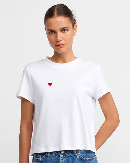 Cotton Round-Neck T-Shirt